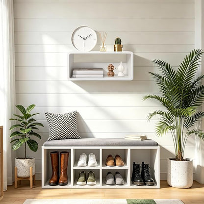 Floating Nightstand Wooden, Bedside Table, Nightstand Shelf, Wall Mounted - Image 5