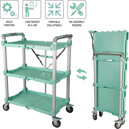 Olympia Tools 89-353 Pack N Roll Collapsible Service Cart, 300LB Capacity - Image 4