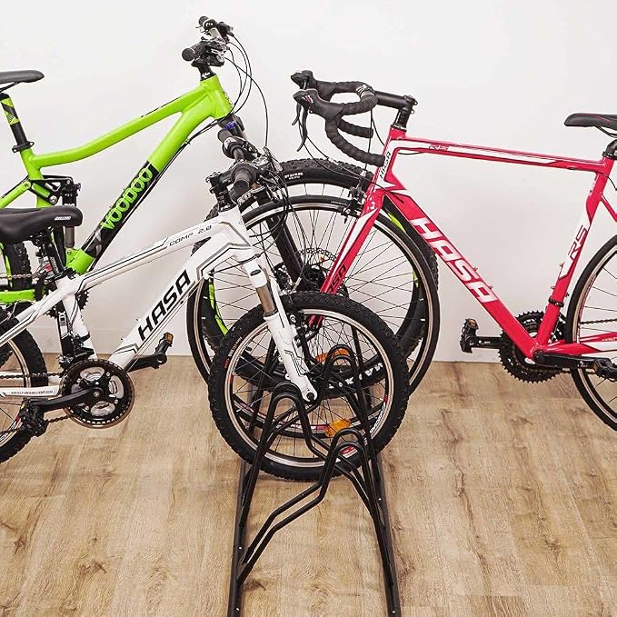 CyclingDeal Bicycle Floor Parking Rack Stand - Image 7