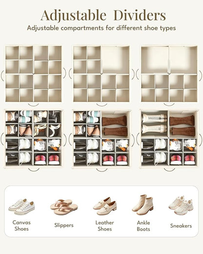 Shoe Organizer for Closet with Wheels - Image 3