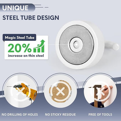 Neosmuk Magnetic Hooks Steel Tube Design - Image 3