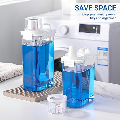 Laundry Detergent Dispenser - 61oz Refluxable Plastic Liquid Laundry Detergent - Image 7