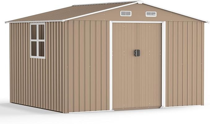 Kullavik 10FT x 8FT Outdoor Storage Shed by KULLAVIK