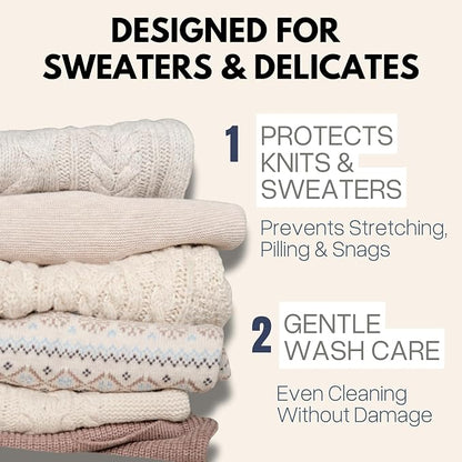 3Pc Spacious Durable Mesh Laundry Bags Protects Delicates, Fine Mesh - Image 4