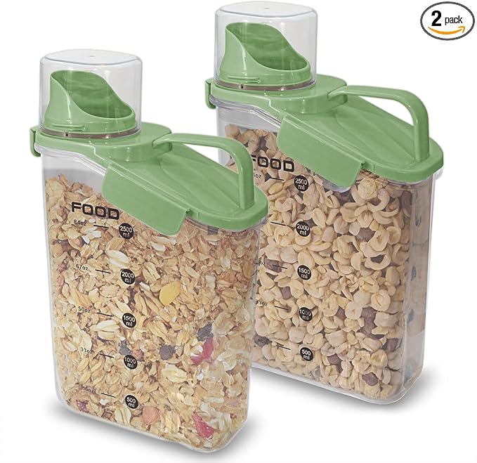 Two Pack Food & Cereal Storage Container by Unknown