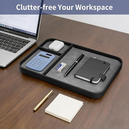 SITHON Valet Tray Trendy Organizer, Premium PU Leather Stylish and Organized - Image 4