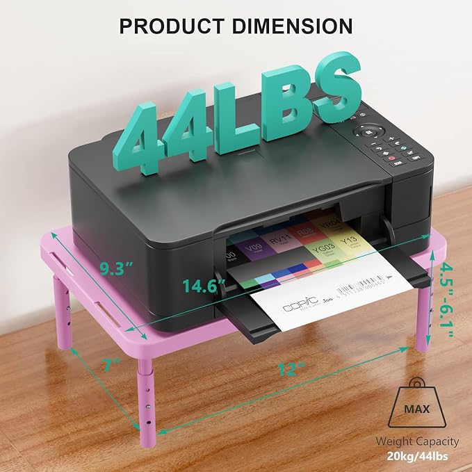 WALI Computer Monitor Stand for Desk, Adjustable Laptop Riser, Desk Monitor - Image 3