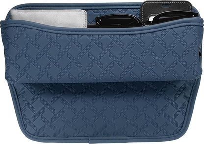 HARFINGTON Car Seat Gap Filler Organizer 11.5 x 8 x 2.1 Inch Leather Universal by HARFINGTON