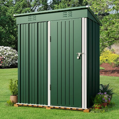 Gizoon 5' x 3'Outdoor Storage Shed - Image 7