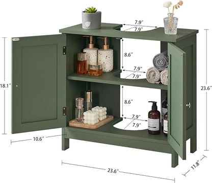 TEENFON Pedestal Sink Storage Cabinet, Under Sink Cabinet - Image 3