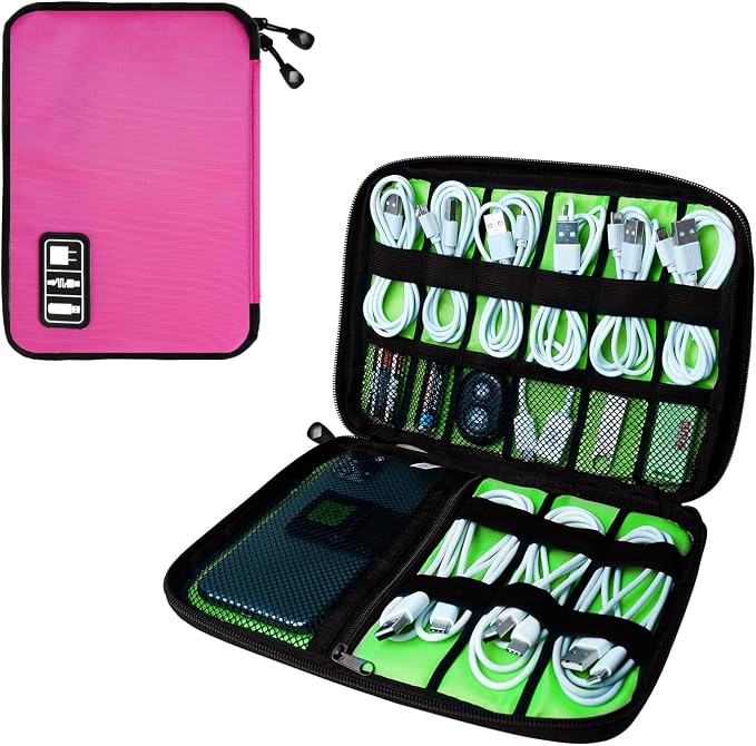 Lcsmaokin Electronics Travel Organizer, Portable Waterproof Electronic Travel by Lcsmaokin