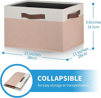 GhvyenntteS Large Fabric Storage Bins - Image 2