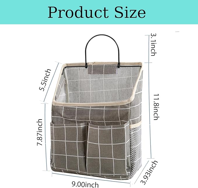 2pcs Wall Hanging Storage Bag, Wall Hanging Organizer Bags - Image 2