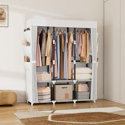 VTRIN Portable Closet Wardrobe for Hanging Clothes Closet - Image 8