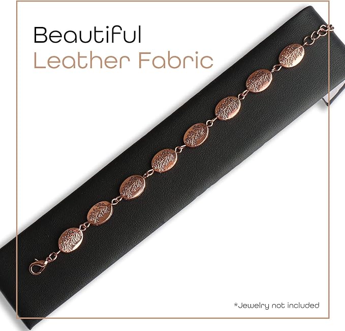 Novel Box 2 Pack Bracelet/Watch Ramp Black Leatherette 2x8.25x2 Inches - Image 6