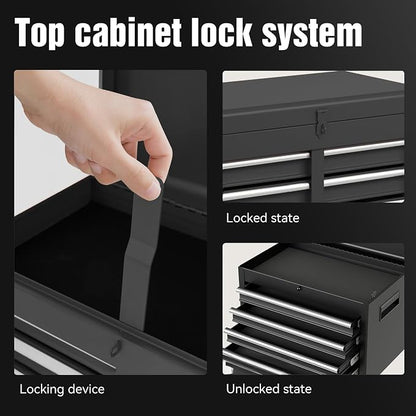 5-Drawer Rolling Tool Storage Chest Cabinet - Image 7