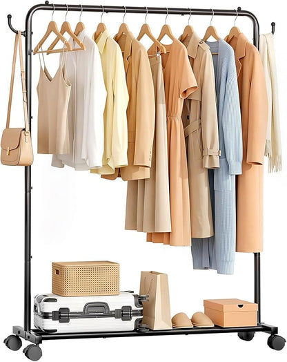 Homde Heavy Duty Clothes Rack: 120lb Standing Garment Storage by Homde
