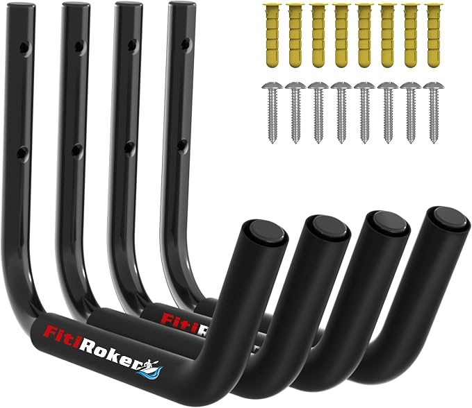 Kayak Storage Rack – 100LB Wall Mounted Kayak Hook by Unknown