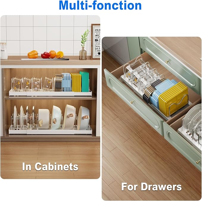 2 Pack Pots and Pans Organizer Under Cabinet - Image 3