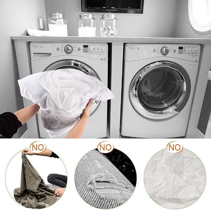 OTraki 2 Pack Extra Large Laundry Mesh Bag 43 x 35 Inch Mesh Laundry Bag - Image 9