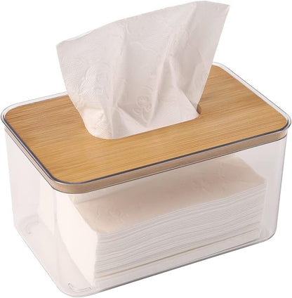 Acrylic Tissue Box, Acrylic Dryer Sheet Holder by Zpallmeo