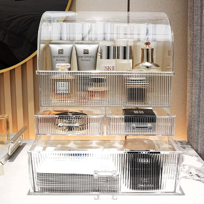 MOOCHI Professional Large Cosmetic Makeup Organizer Bathroom Storage Display - Image 6