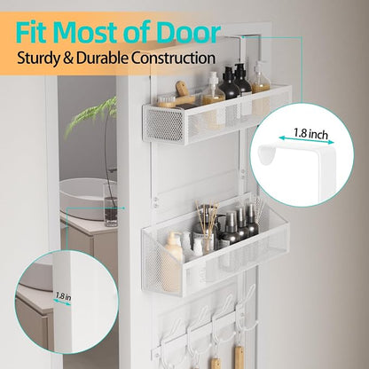 12-Hook Over Door Organizer - Image 3