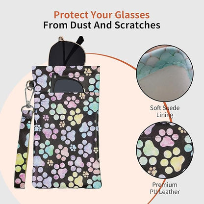 Double Eyeglass Case Soft Dual Glasses Case - Image 3