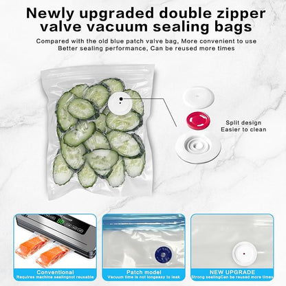 Handheld Vacuum Sealer for Food Powerful Vacuum Sealer Machine, Seal Meal Saver - Image 5
