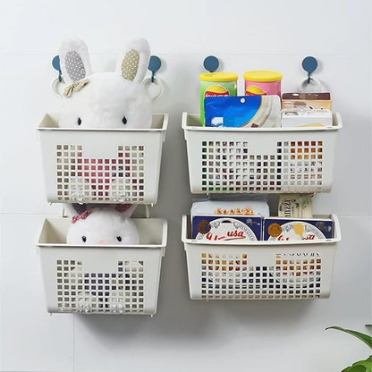 3PCS Plastic Hanging Baskets for Shower, Hanging Basket Organizer - Image 6