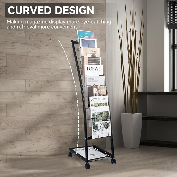 TONGMO Magazine Rack: Floor-Standing - Image 2