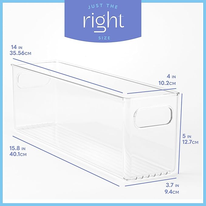 primebox Plastic Food Storage Clear Container Bin - Image 3