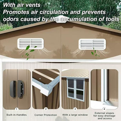 Gotland 10FT x 8FT Sheds & Outdoor Storage, Storage Shed - Image 5