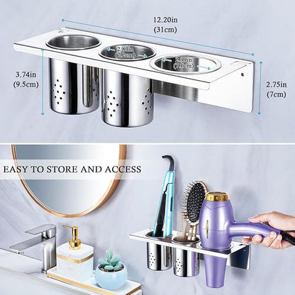 Hair Tool Organizer, Blow Dryer Holder Wall Mounted, Hot Tools Holder Storage - Image 9