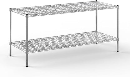 24" Deep x 60" Wide x 27" Height Wire Shelving Kit | 2-Tier | NSF Commercial by Regal+Altair