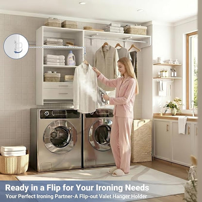 Armocity 60" Wall Mounted Laundry Room Organization - Image 3