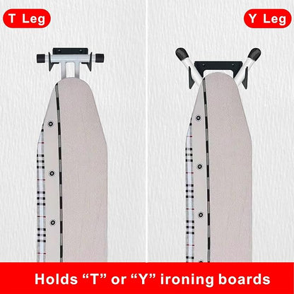 Ironing Board Holder Wall Mount, Ironing Board Hanger Y T Leg Concealed Iron - Image 5