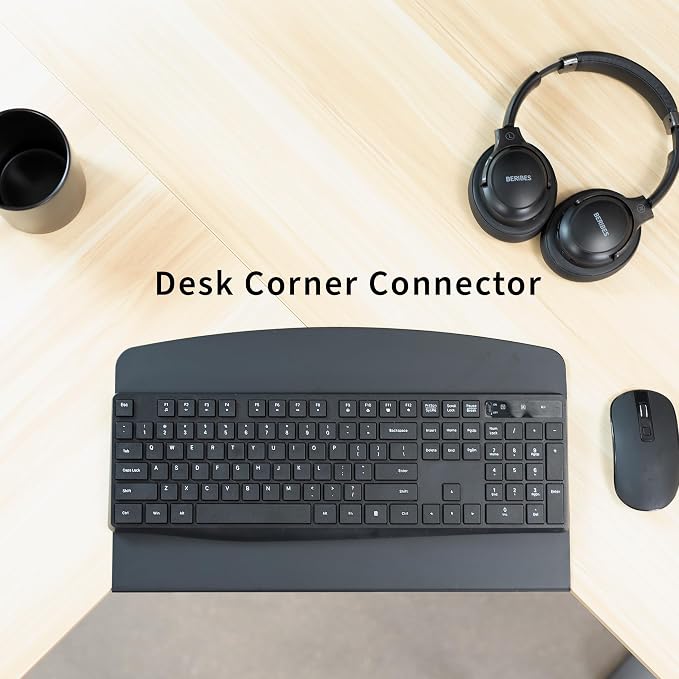VIVO 17 inch Corner Desk Connector Platform - Image 2