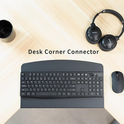VIVO 17 inch Corner Desk Connector Platform - Image 2
