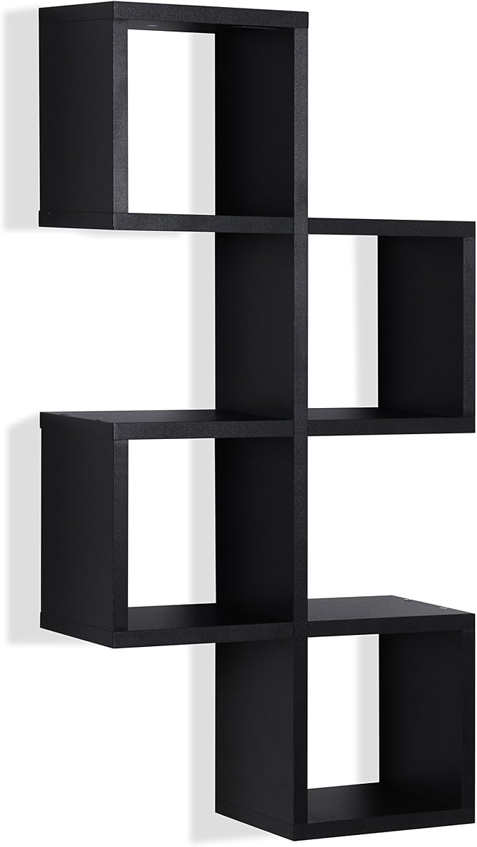 Danya B. Cubby Chessboard Wall Shelf – Black by DANYAB