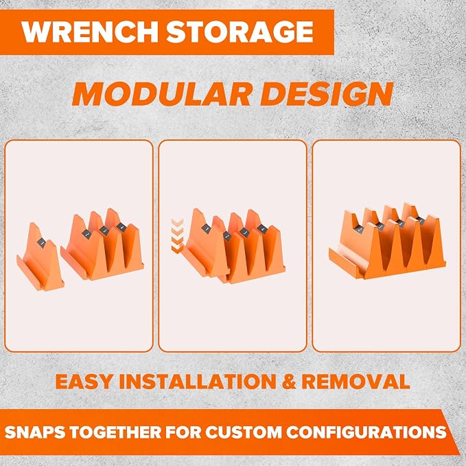 40PCS Modular Wrench Organizer Wrench Holder - Image 4