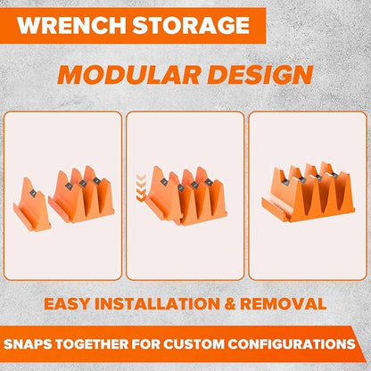 40PCS Modular Wrench Organizer Wrench Holder - Image 4