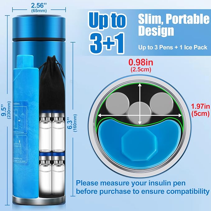 Insulin Cooler Travel Case TSA Approved – 60H Insulin Pen Cooler - Image 2