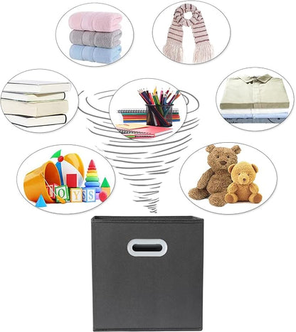 Fabric Cloth Storage Bins, Fabric Cube Organizer - Image 3
