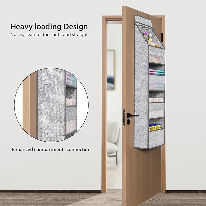 Univivi 5-Shelf Door Storage Over Door Hanging Organizer - Image 2