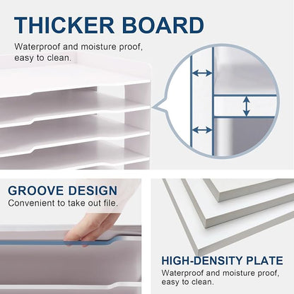 SONGWAY Large File Organizer for Desk - Image 7