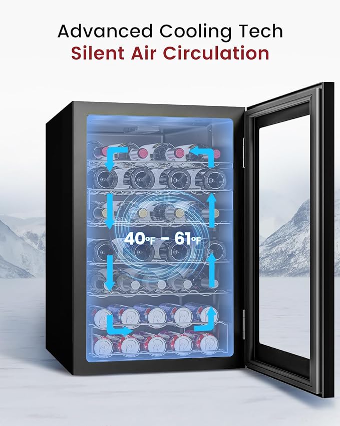 4.5 Cu.Ft Wine Cooler Refrigerator - Image 5