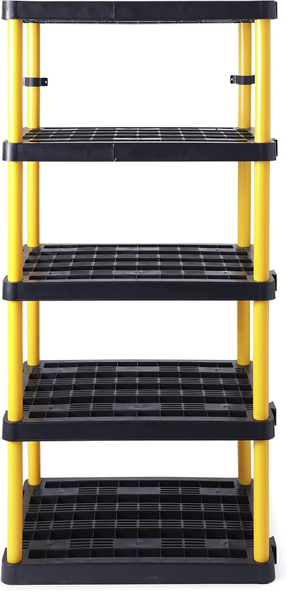 Gracious Living 5 Shelf Fixed Height Ventilated Heavy Duty Shelving Unit 36 x - Image 3