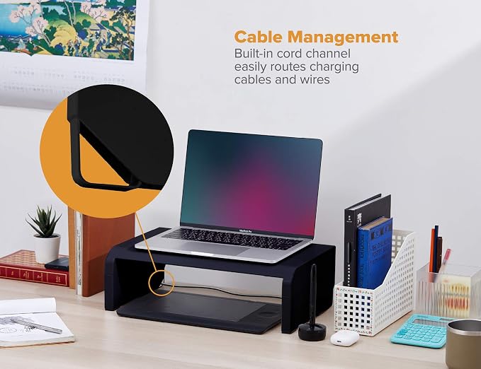 Bostitch Office Konnect Adjustable Monitor Stand Riser, 4 Height Adjustments - Image 6