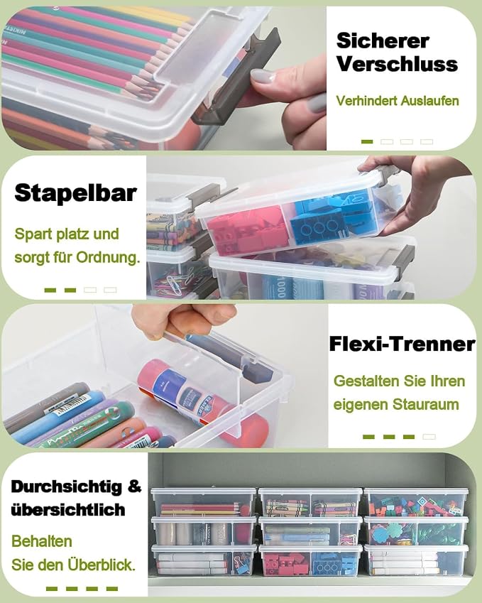 6 Pack Extra Large Pencil Box - Image 7
